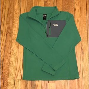 Unisex Forest Green North Face Pullover